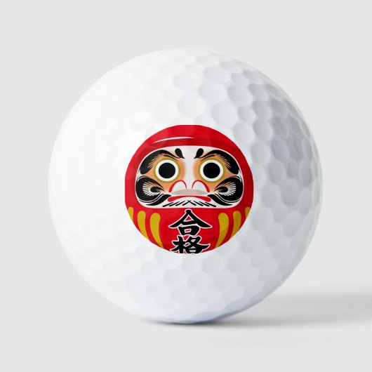 Balles De Golf Daruma doll (traditional Japanese good luck charm) (Recto)
