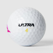 Balles De Golf Dauphin rose (Logo)