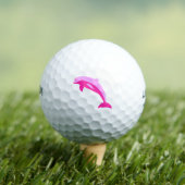 Balles De Golf Dauphin rose (T-shirt Insitu)