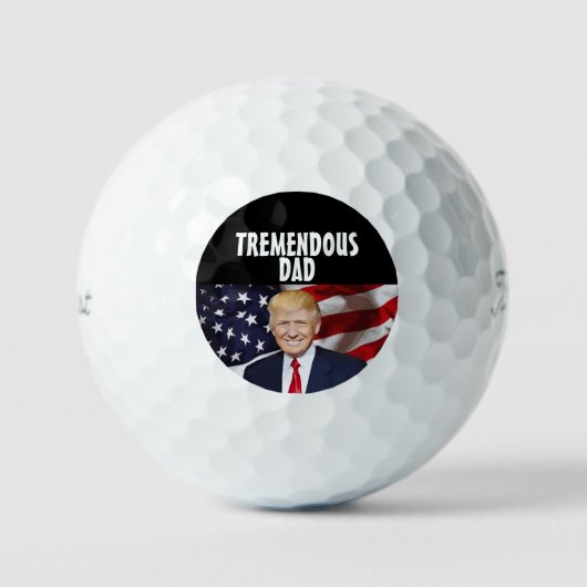 BALLES DE GOLF DE DONALD TRUMP POUR PÈRE (Recto)