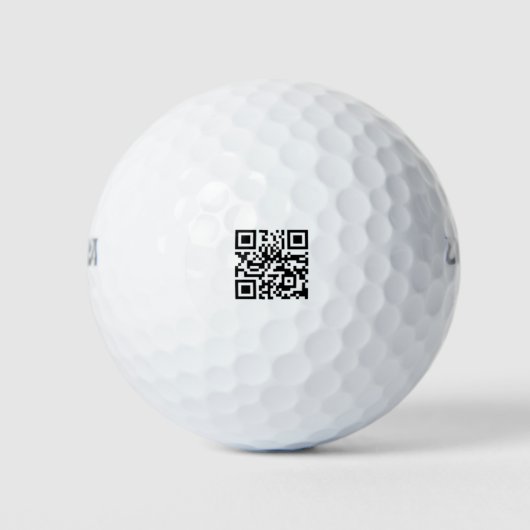 Balles de Golf de Marque de Commerce avec Code QR (Devant)