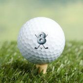 Balles de golf de vacances Alpha-Numéro 8 (T-shirt Insitu)