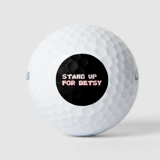 Balles De Golf debout pour betsy ross (Devant)