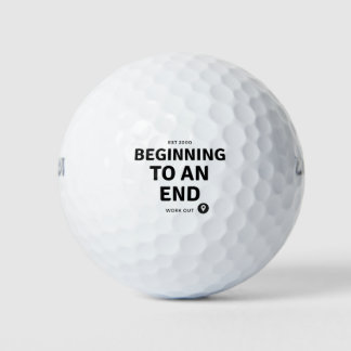 Balles De Golf Début d'un entraînement final