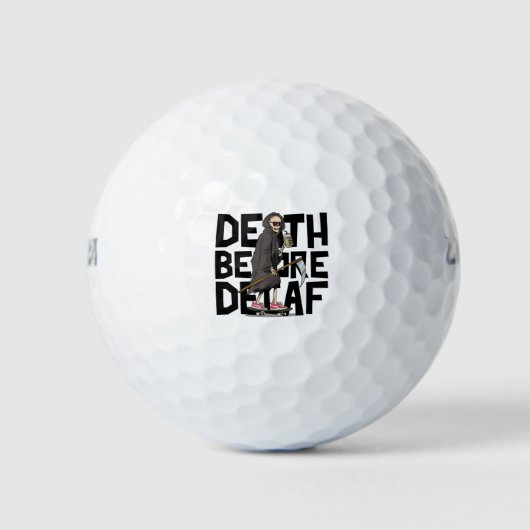 Balles De Golf Décès avant décaf (Devant)