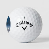 Balles De Golf Déesse Luna diffusant les étoiles la nuit (Logo)