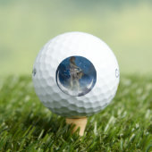 Balles De Golf Déesse Luna diffusant les étoiles la nuit (T-shirt Insitu)