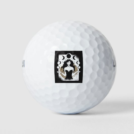 Balles De Golf Déesse lunaire (Devant)