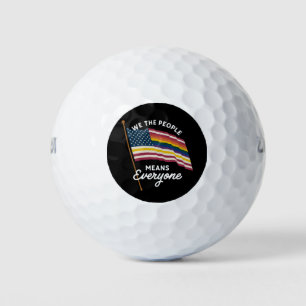 Balles De Golf Défilé de la fierté LGBT Nous le peuple signifie t