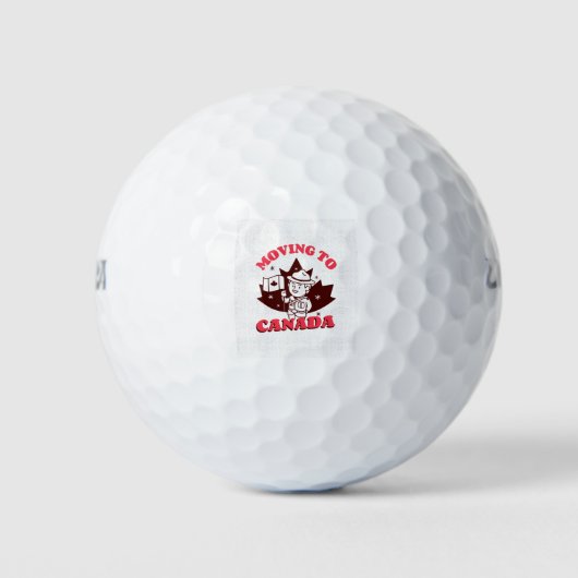 Balles De Golf Déménagement au Canada (Devant)