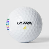 Balles De Golf Démission silencieuse (Logo)