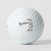 Balles De Golf Denise Nom, Avec La Faune Australienne, (Recto)