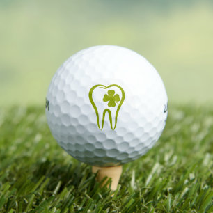 Balles De Golf Dentiste vert   Dents chanceux