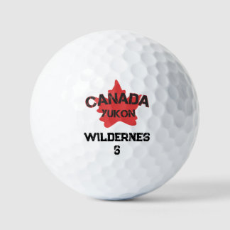 Balles De Golf Der Yukon Kanadier einen Spaß