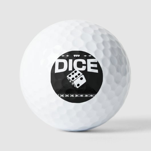 Balles De Golf Dés (Recto)