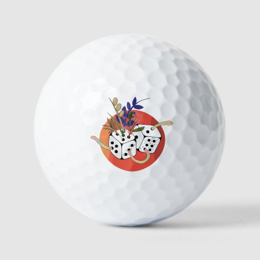 Balles De Golf Dés dans un univers parallèle (Recto)