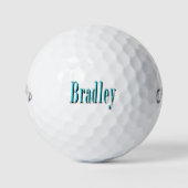 Balles De Golf Des Hommes Appelés Bradley, (Devant)