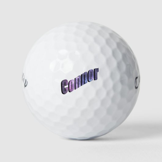 Balles De Golf Des Hommes Appelés Conner, (Devant)