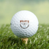 Balles De Golf Des pilotes qui regardent vers le bas (T-shirt Insitu)