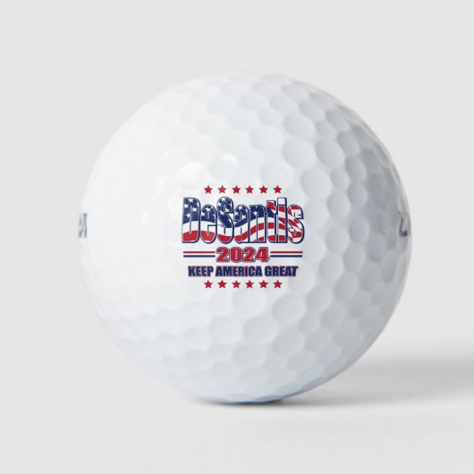 Balles De Golf DeSantis-2024-Keep-America-Great (Devant)