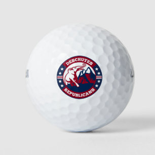 Balles De Golf Deschutes Républicains Wilson Golf Balls NEW LOGO