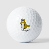 Balles De Golf Design Beaver (Recto)