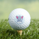 Balles De Golf Design de dessin éléphant (T-shirt Insitu)