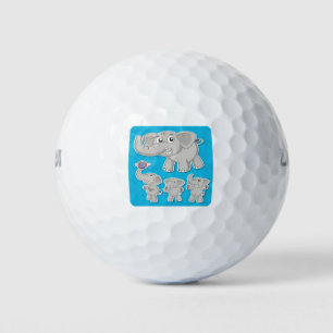 Balles De Golf Design de dessin éléphant