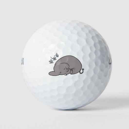 Balles De Golf Design de dessin éléphant (Devant)