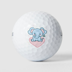 Balles De Golf Design de dessin éléphant