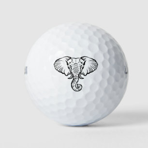 Balles De Golf Design de dessin éléphant
