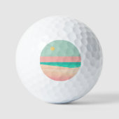 Balles De Golf Design de plage (Recto)