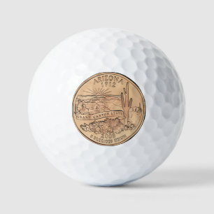 Balles De Golf Design du quartier d'état de l'Arizona