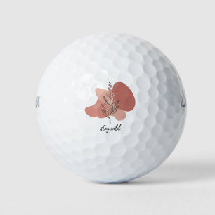 Balles De Golf Design floral sauvage