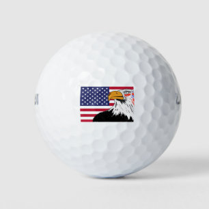 Balles De Golf Dessin américain d'un aigle