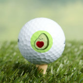 Balles De Golf Dessin de l'Avocado Lover Cute (T-shirt Insitu)