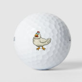 Balles De Golf Dessin de poulet (Devant)