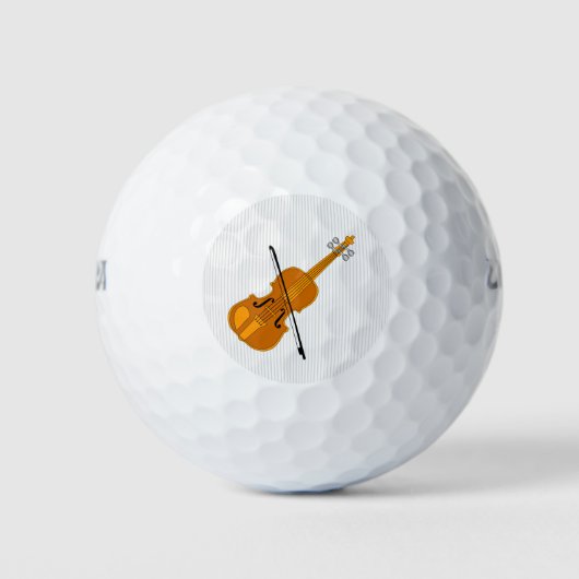 Balles De Golf Dessin de violon (Devant)