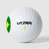 Balles De Golf Dessin du drapeau brésilien (Logo)