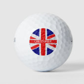 Balles De Golf Dessin du drapeau Union Jack (Devant)