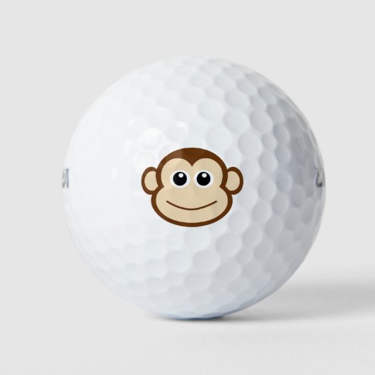 Balles De Golf Dessin sur singe (Devant)