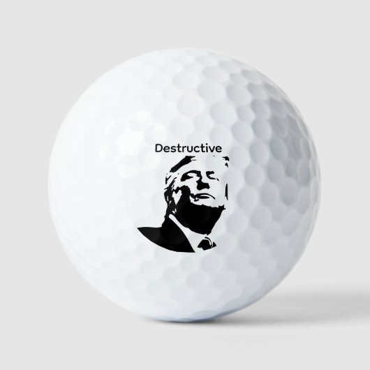 Balles de golf destructrices de Trump (Recto)