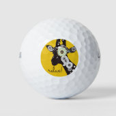 Balles De Golf Détendez-vous - Funky Cool Giraffe (Devant)