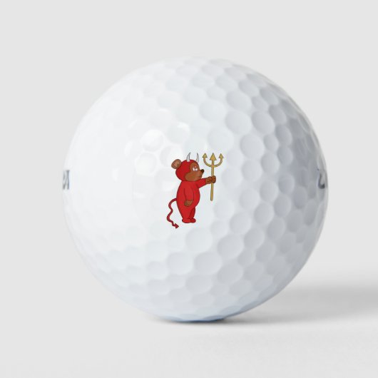Balles De Golf Devil Bear (Devant)