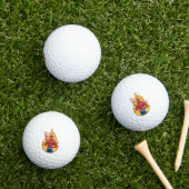 Balles De Golf Diable avec trident (Herbe in situ)