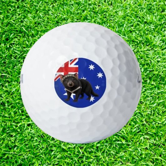Balles De Golf Diable de Tasmanie australien