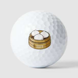 Balles De Golf Dim sum dessin animé