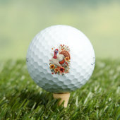 Balles De Golf Dinde de Thanksgiving décorée (T-shirt Insitu)
