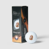 Balles De Golf Dinde de Thanksgiving décorée (Conditionnement)