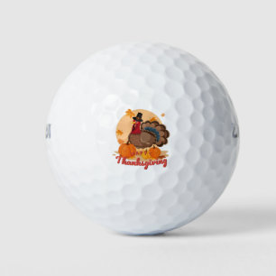 Balles De Golf dinde pèlerine bon thanksgiving